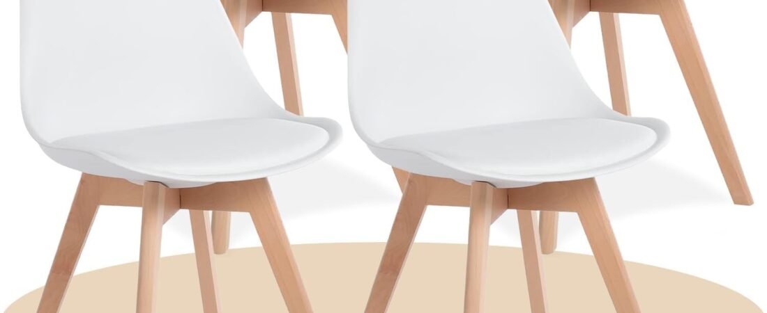 Sillas de Comedor, Sillas de Cocina, con Respaldo Ergonómico