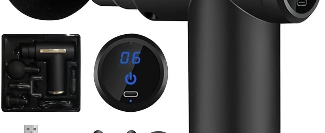 Pistola de masaje muscular