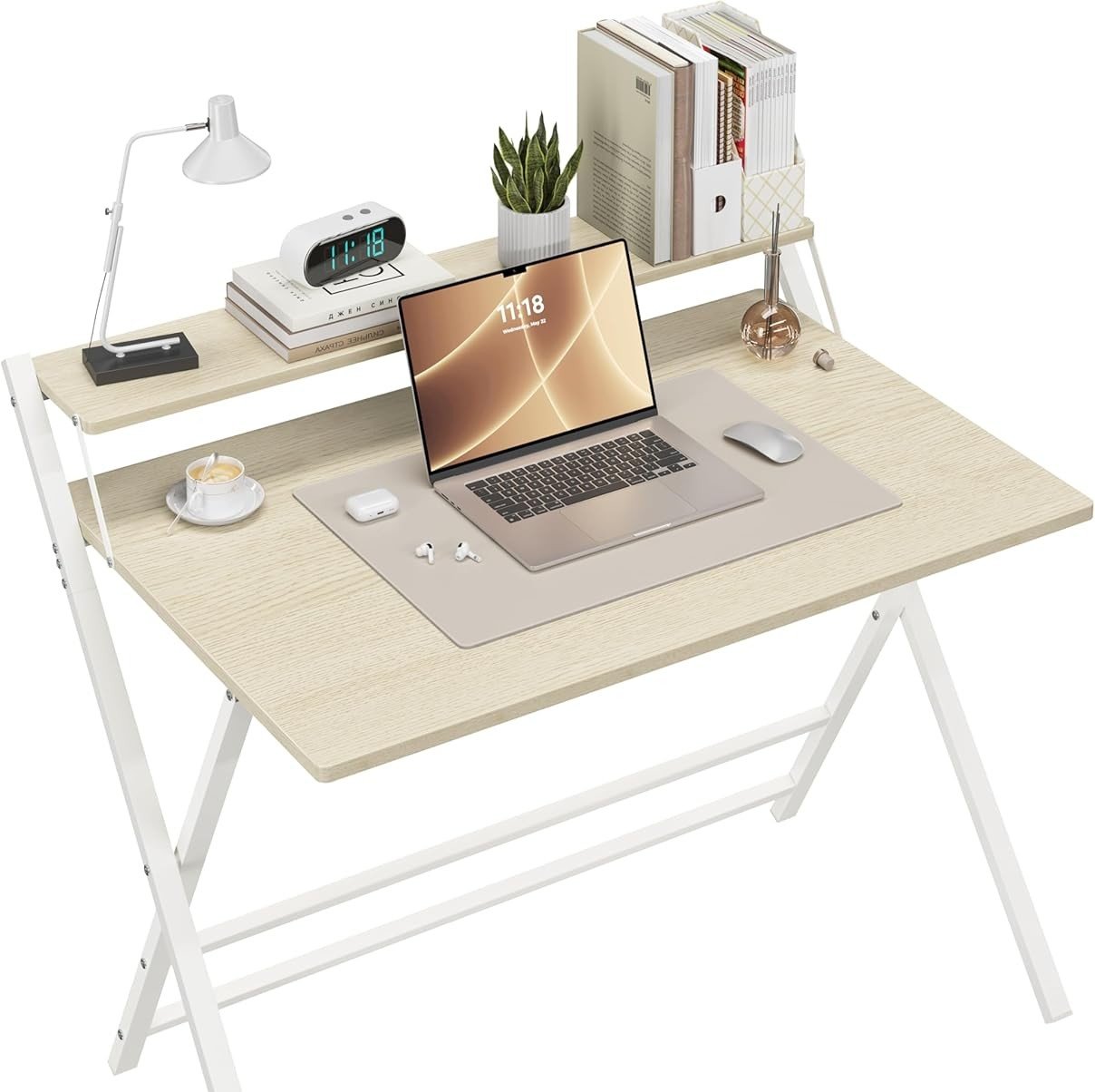 Yaheetech Escritorio de Ordenador Plegable